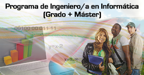 Programa de Ingeniero/a en <br/> Informtica y Mster)